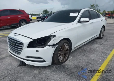 2015 Hyundai Genesis 3.8 from USA, damaged, VIN KMHGN4JE3FU050003